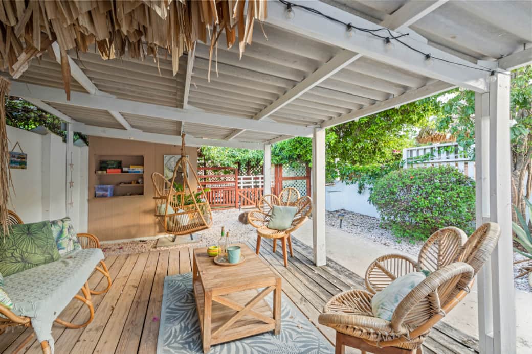 Cozy seats in the garden