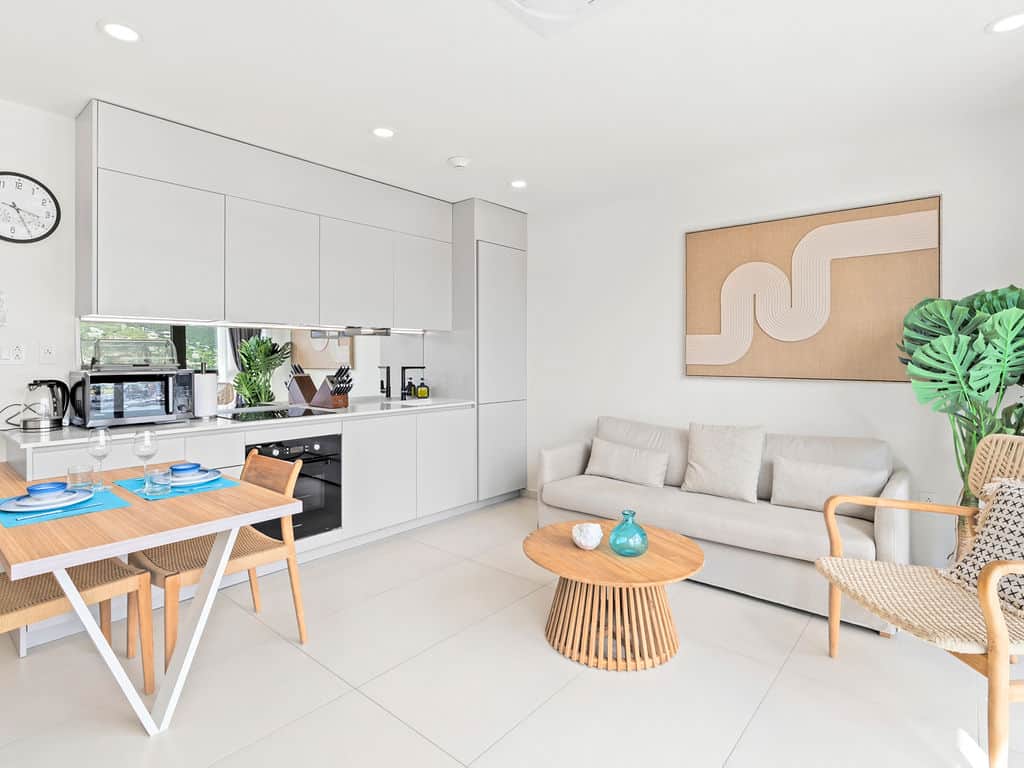 Living Room + Kitchen