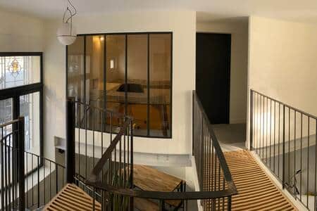 Mezzanine et verrière d'atelier