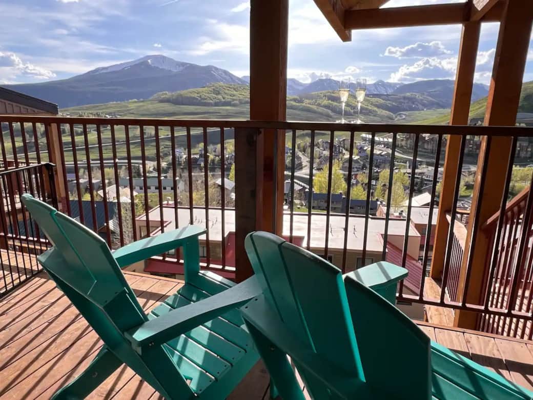 Enjoy the view from one of the highest elevation condos in CB!