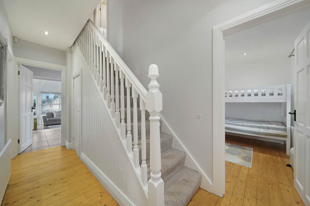 Downstairs hallway