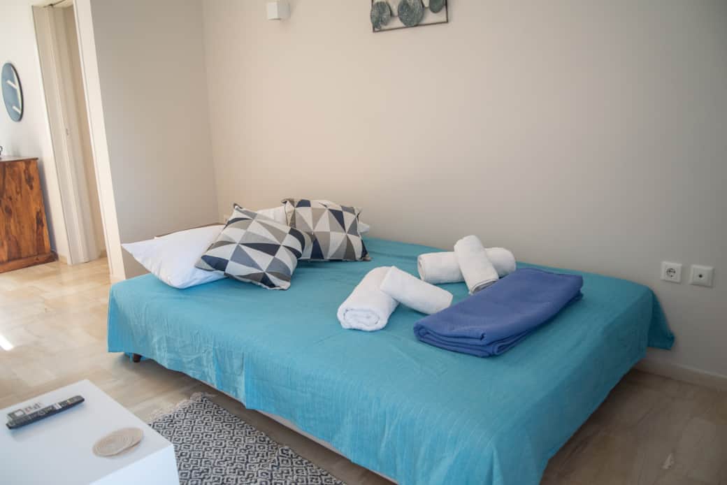 Sofa bed open living room