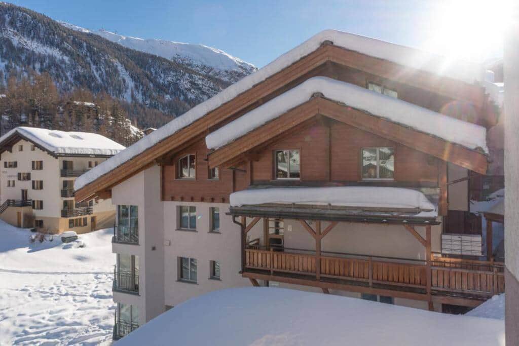 Haus Haro im Winter Nordseite Haus Haro im Winter Nordseite