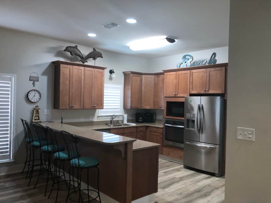 Kitchen includes 25' refrigerator, range, oven, and two dishwashers. Kitchen includes 25' refrigerator, range, oven, and two dishwashers.