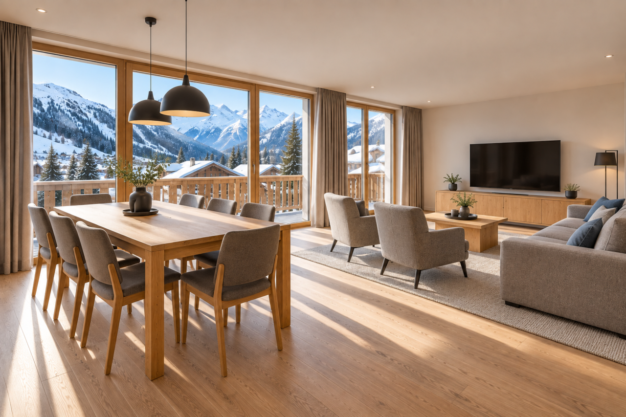 Arlberg wohnzimmer