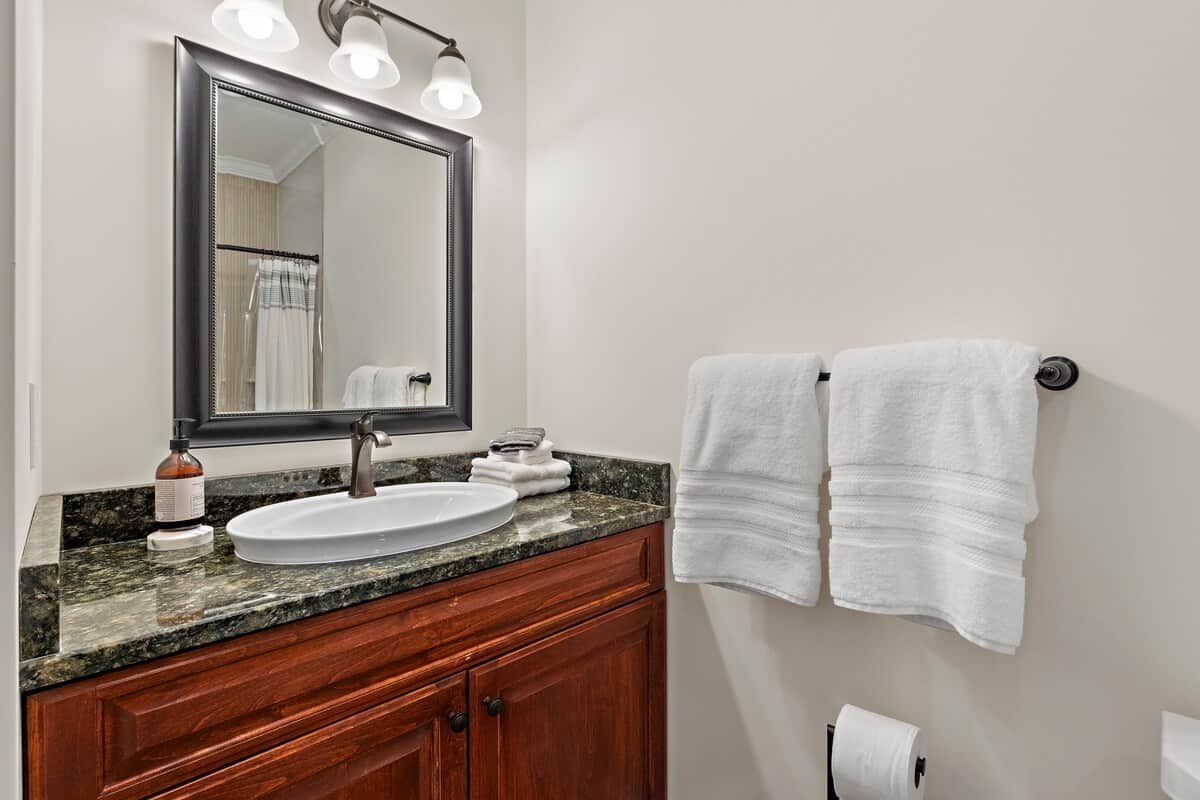 Lake-Level Guest Bathroom