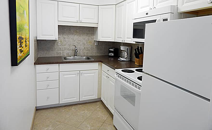 Unit #12A Crisp White Kitchen with Plenty of Storage - Full Size Appliances