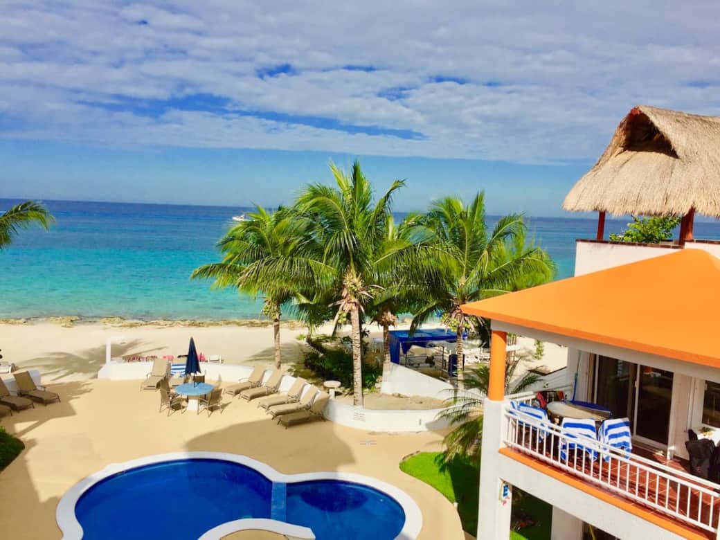 Our fresh water pool is just steps to the Caribbean Sea Our fresh water pool is just steps to the Caribbean Sea