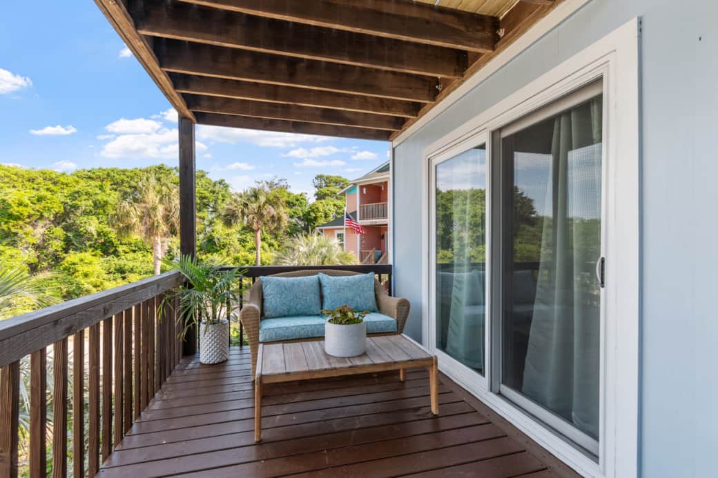 Deck outside the King Bedroom