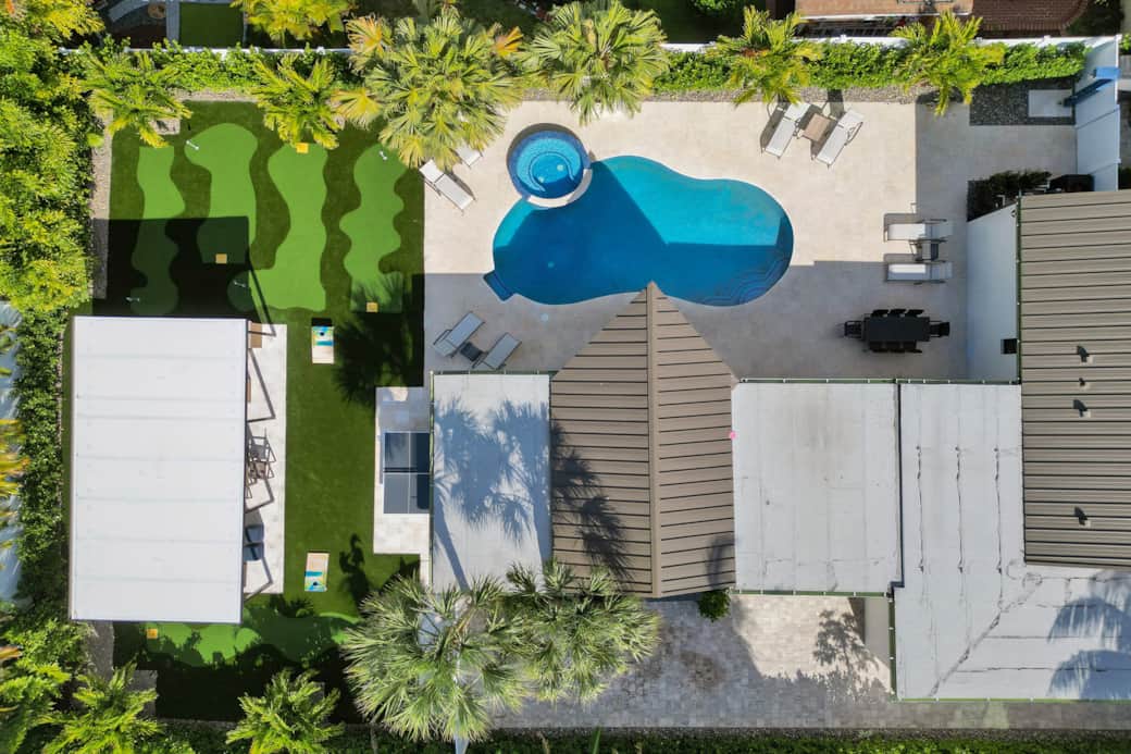 Backyard Aerial View