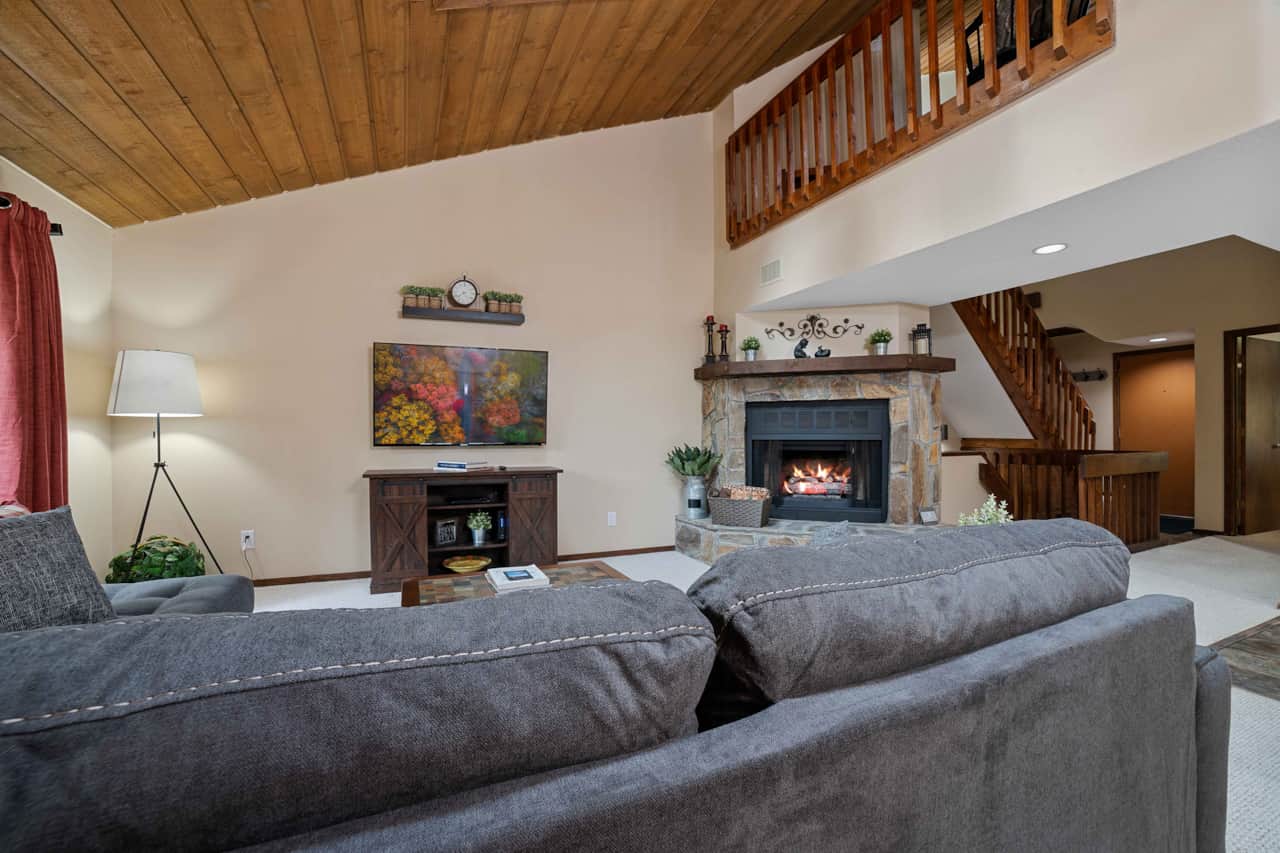 Comfy sitting area