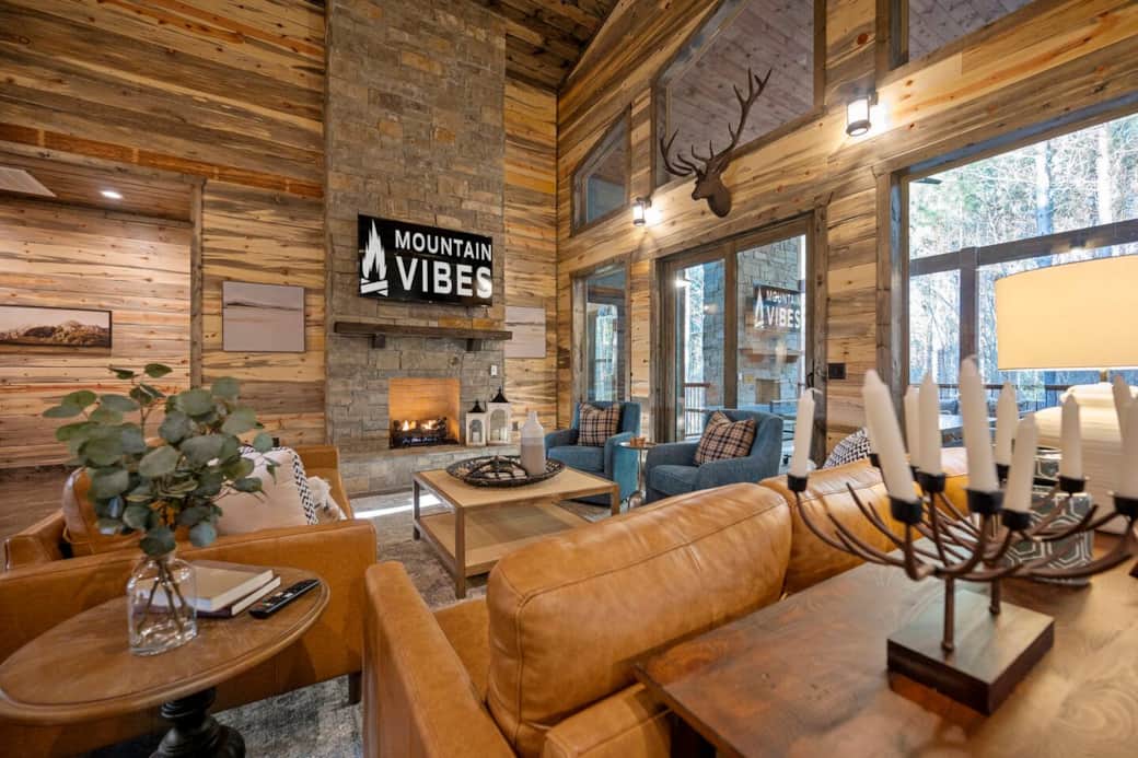 Cozy yet spacious living area