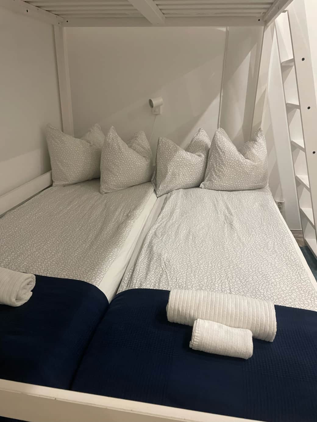 The single beds The single beds