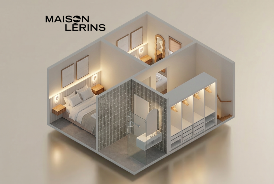 Plan 3D - 1er étage Plan 3D - 1er étage