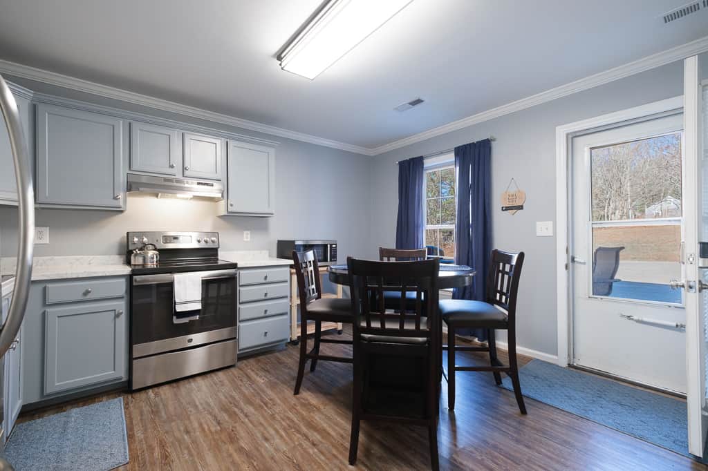 Kitchen with eat-in dining Kitchen with eat-in dining