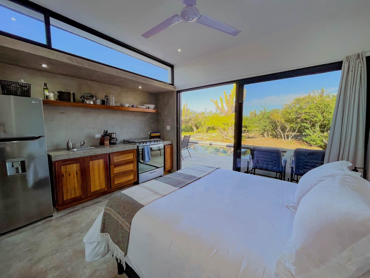 Casita One - Both poolside casitas include full kitchenettes and full bathrooms