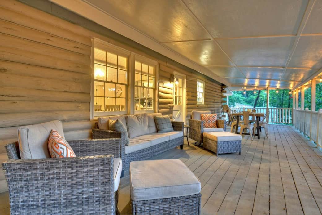 Main level porch