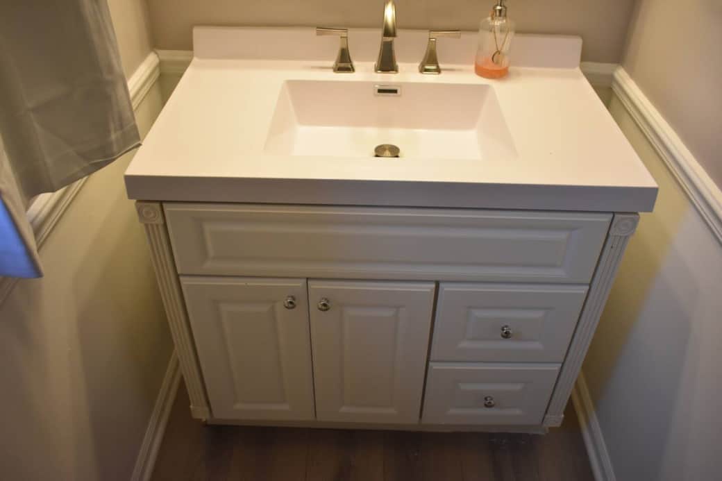 Main Floor Bathroom Vanity