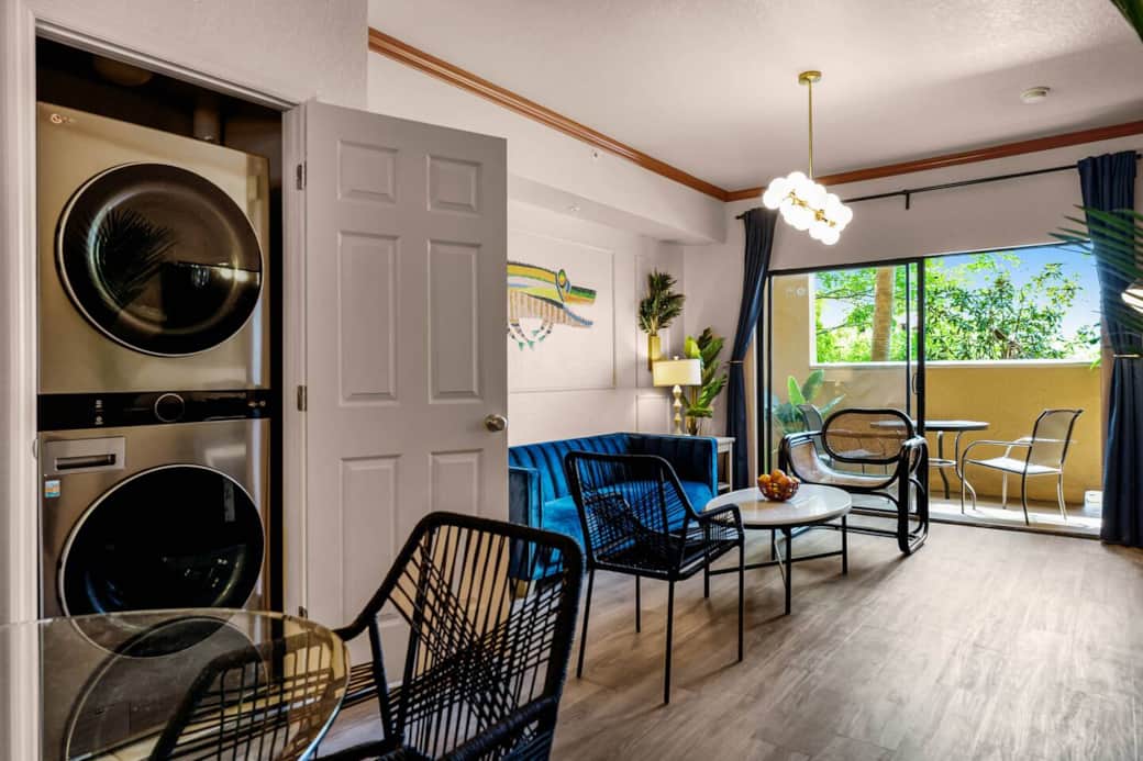 LG washer and dryer in Suite