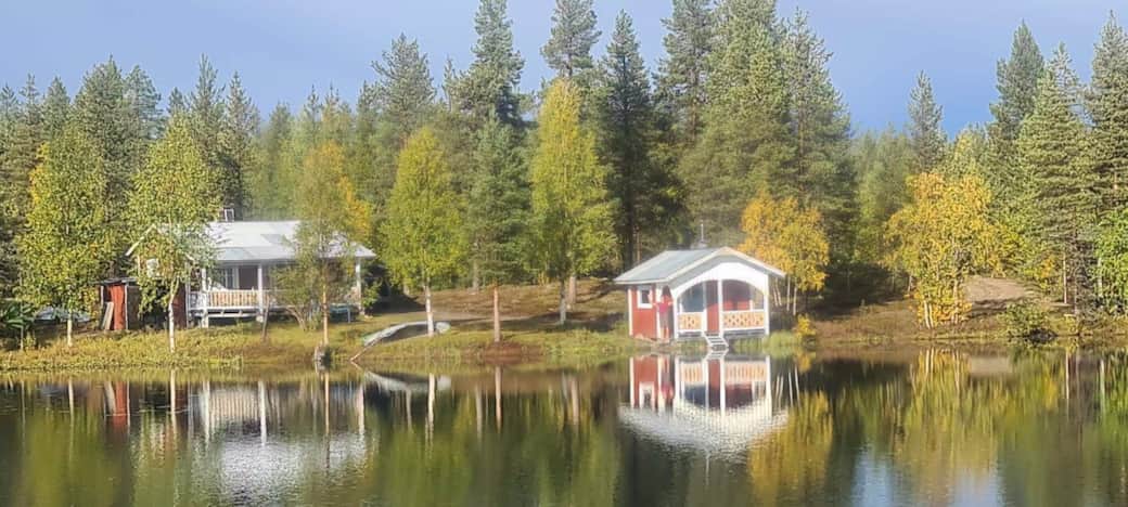 Great location from the other side of the lake