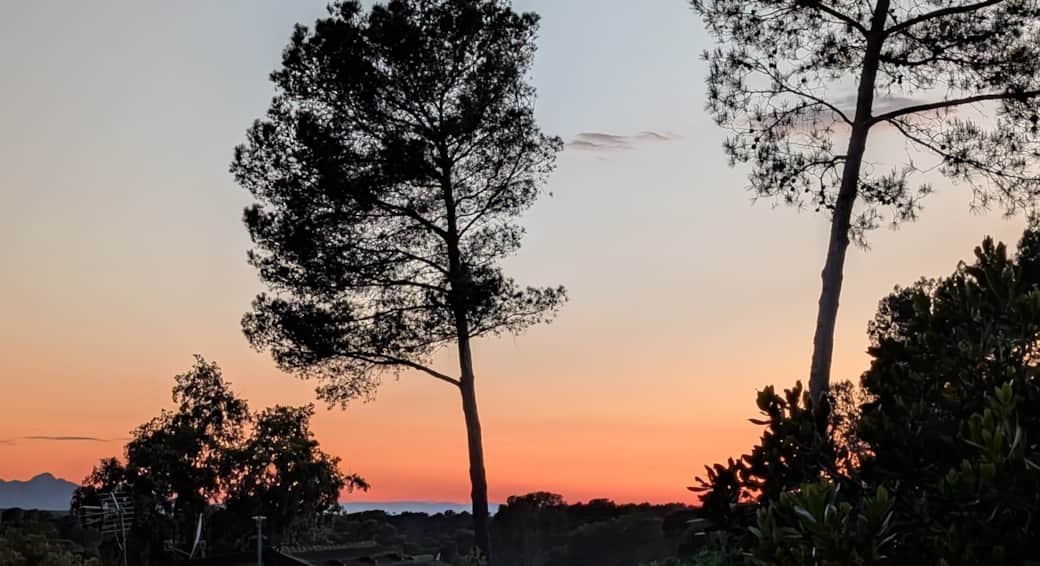 coucher de soleil depuis escabour 40 coucher de soleil depuis escabour 40