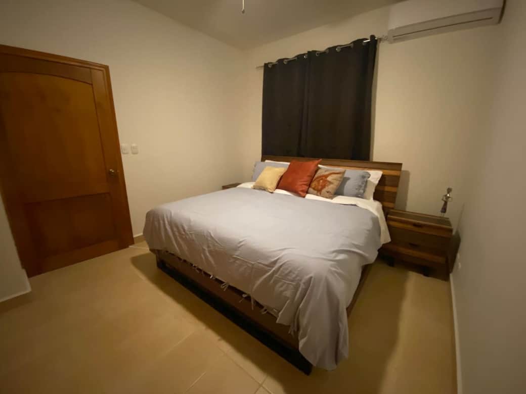 2nd bedroom with king bed, large closet and air conditioning