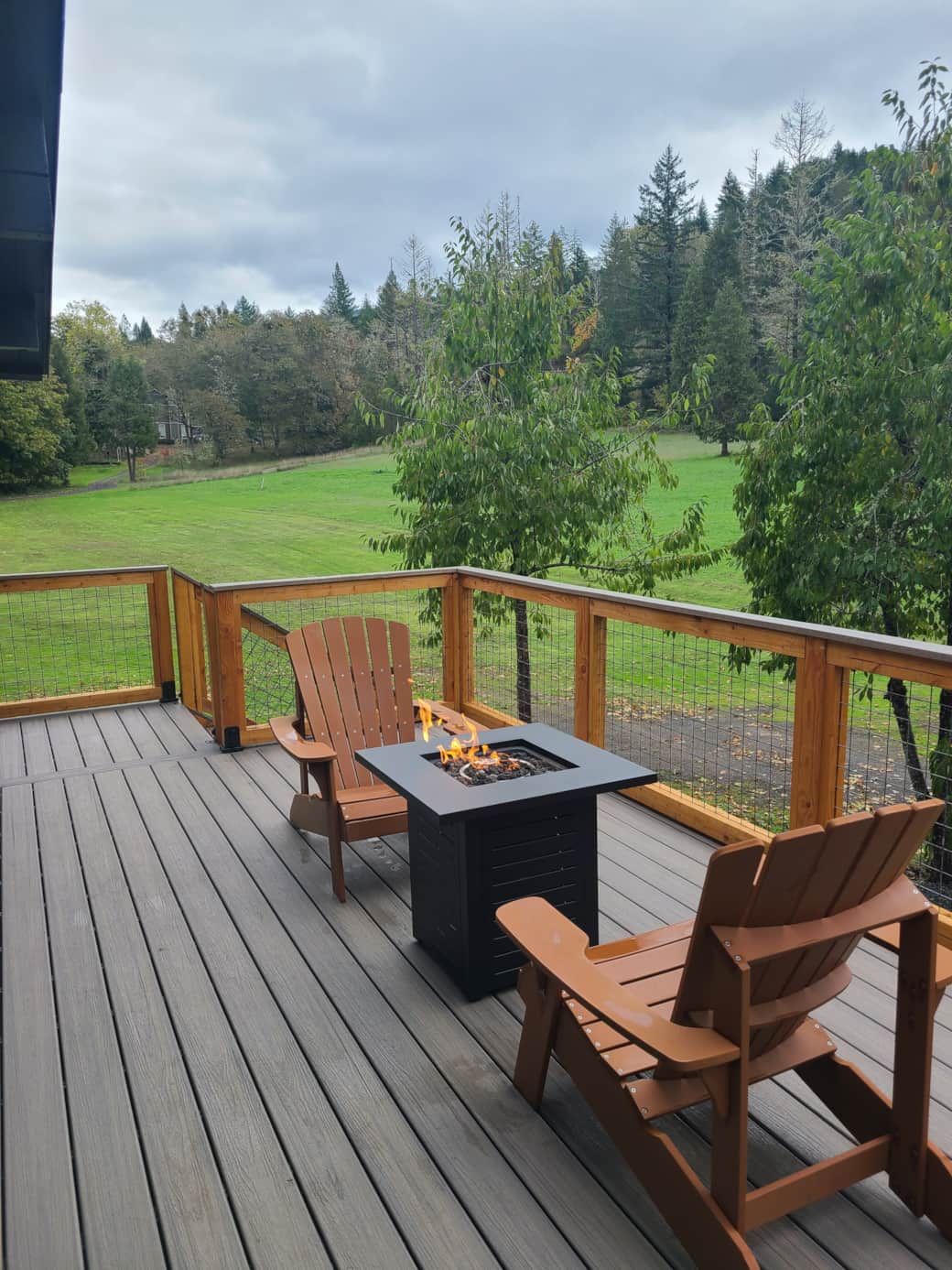 This is the gas fire pit.