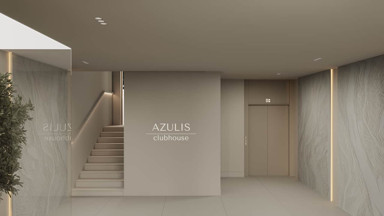 09 AZULIS Clubhouse with elevator and art by RENTAL12