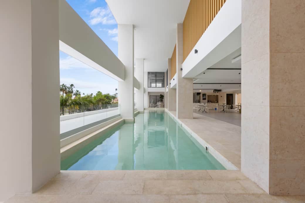 Modern Lap Pool at Gardenia Condos in Punta Cana