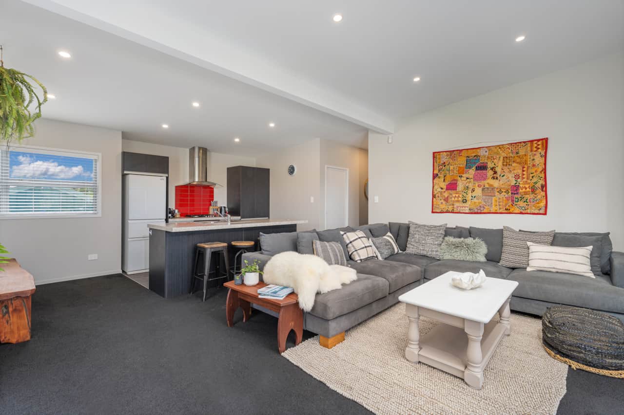 3 Bedrooms with large open plan living area and large balcony