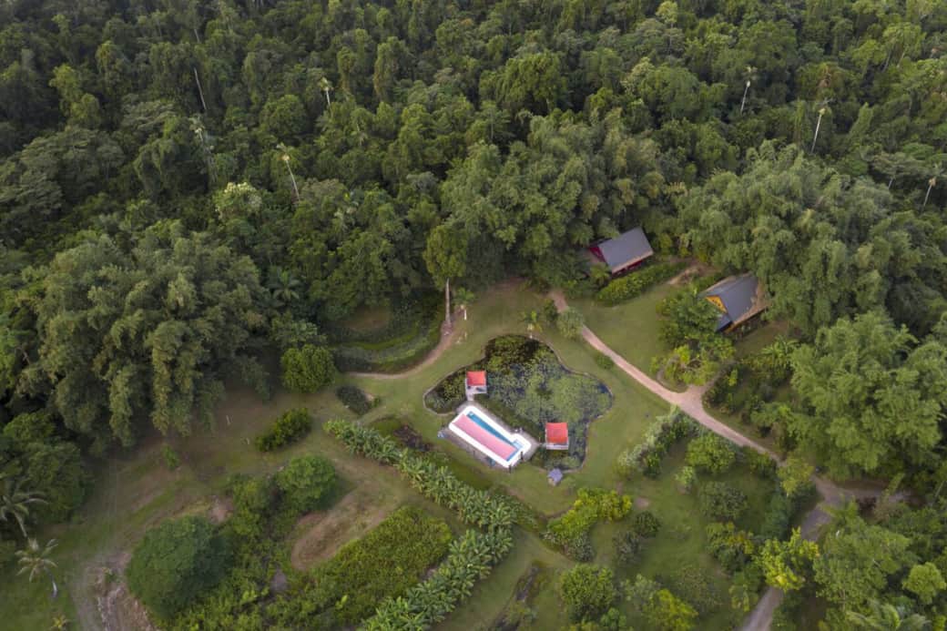 Lillypads Red Cottage - Birds eye view