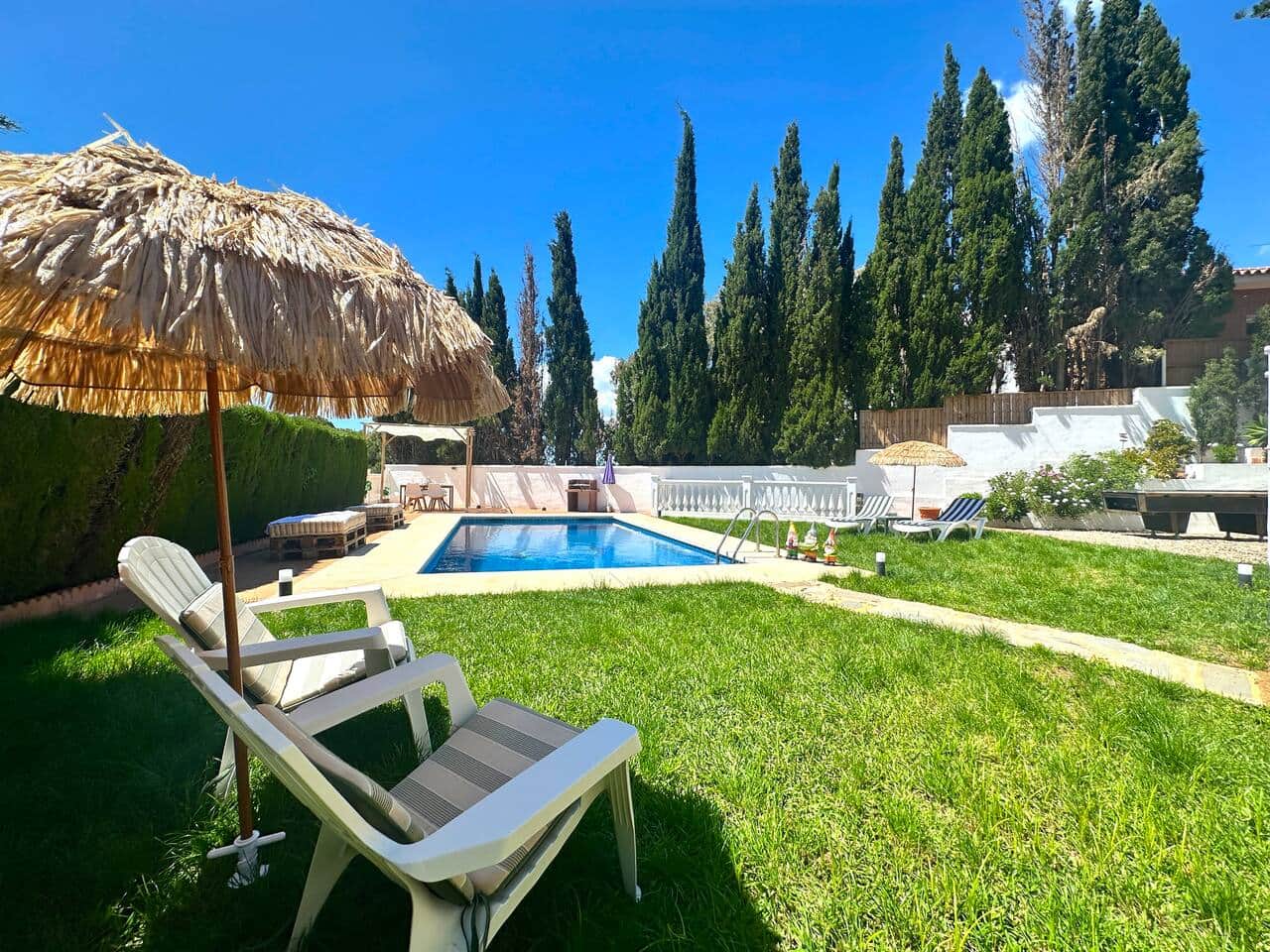 Garden & Pool area GARDEN HOUSE MALAGA Homingbook