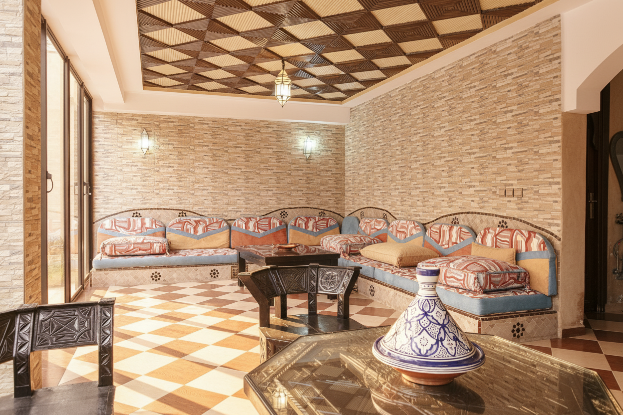 Moroccan Lounge Space