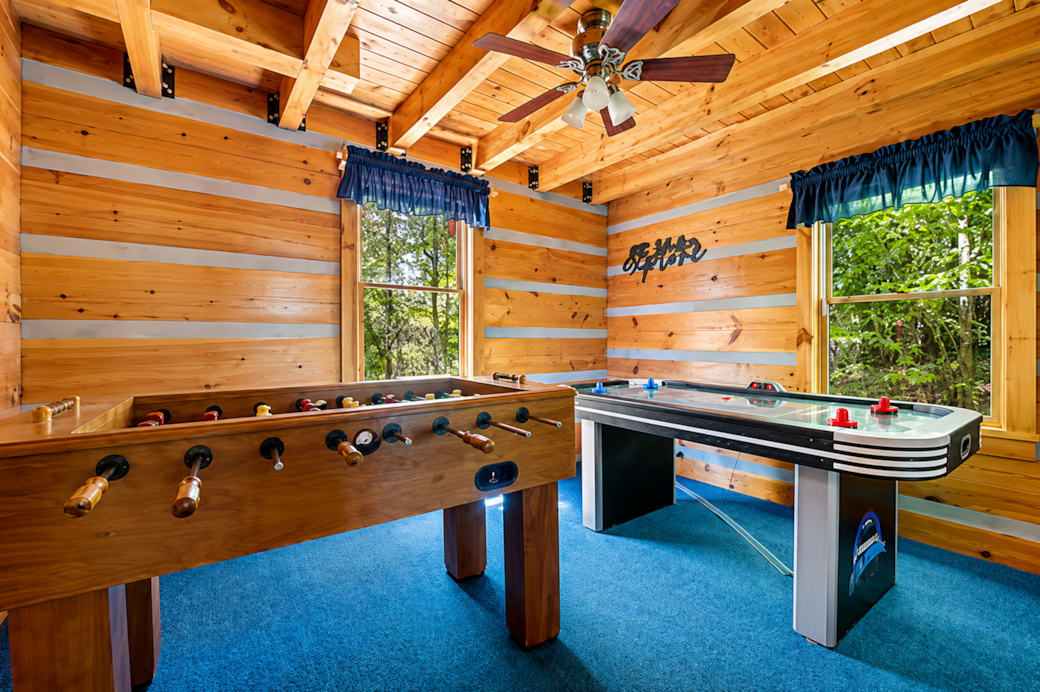 Let the games begin with foosball and air hockey for hours of family fun