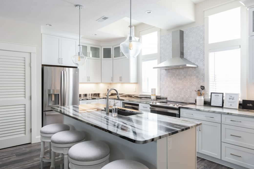 That house kitchen island