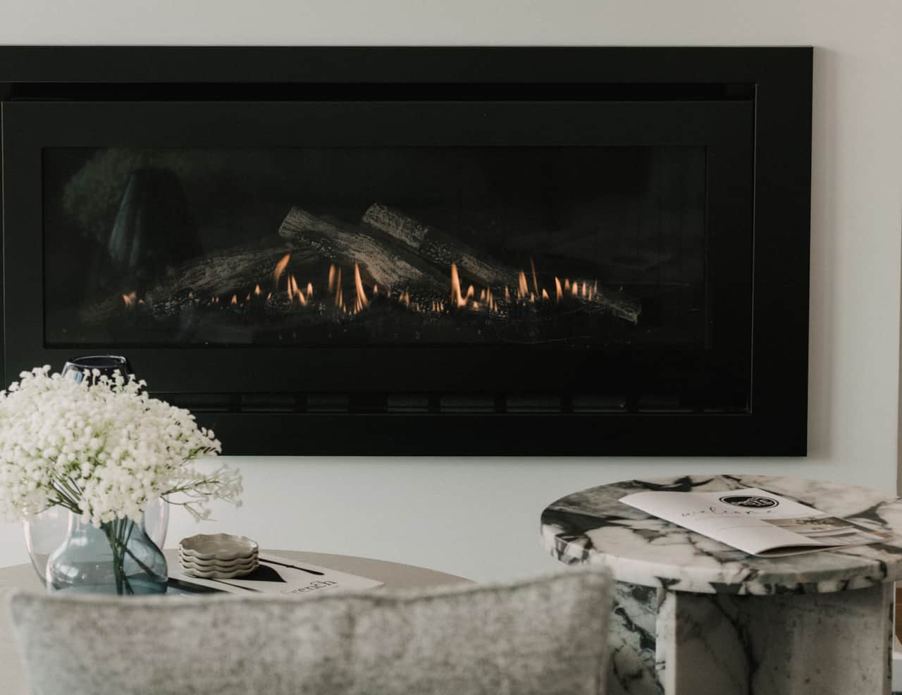 Fireplaces in every lounge area