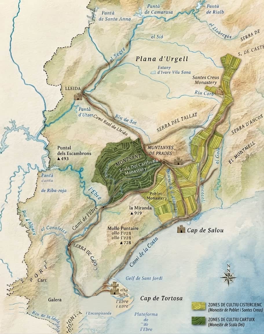 Medieval farmland, Cistercian monasteries and agricultural landscapes