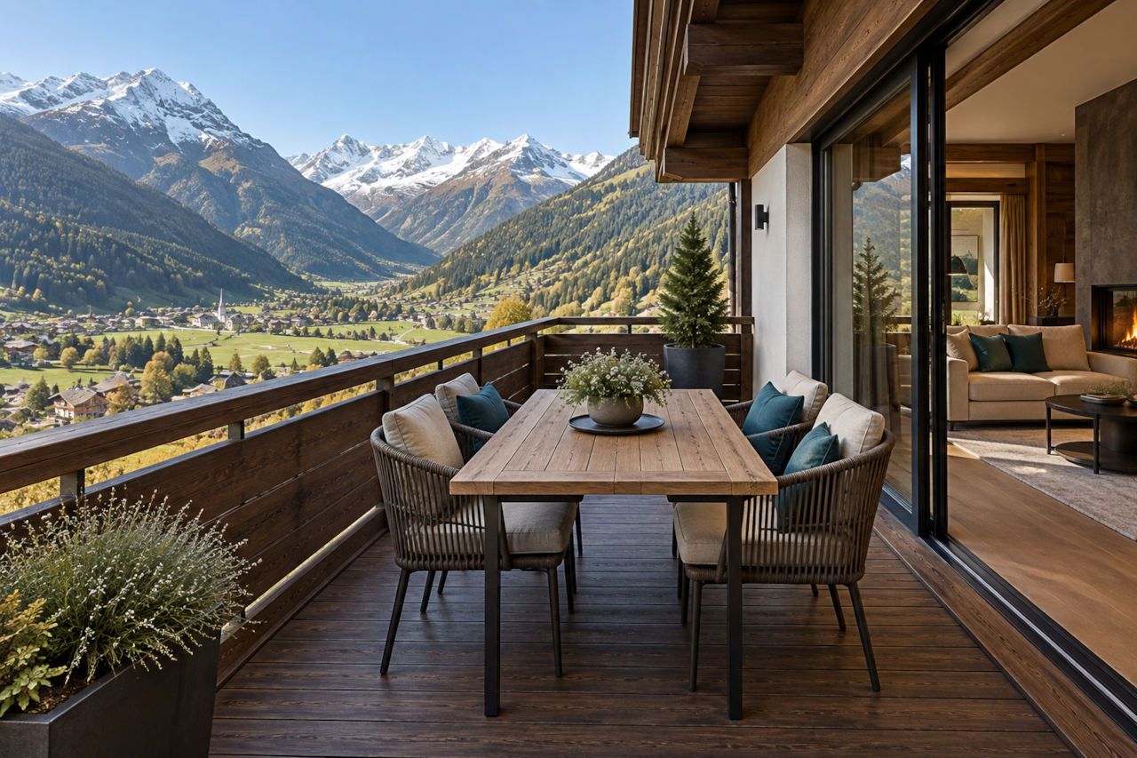 Saalbach 6 Personen- balkon
