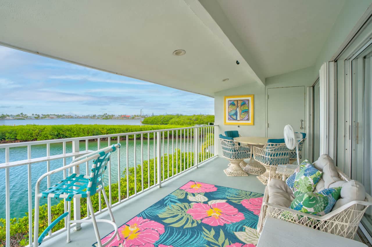Patio lounge area