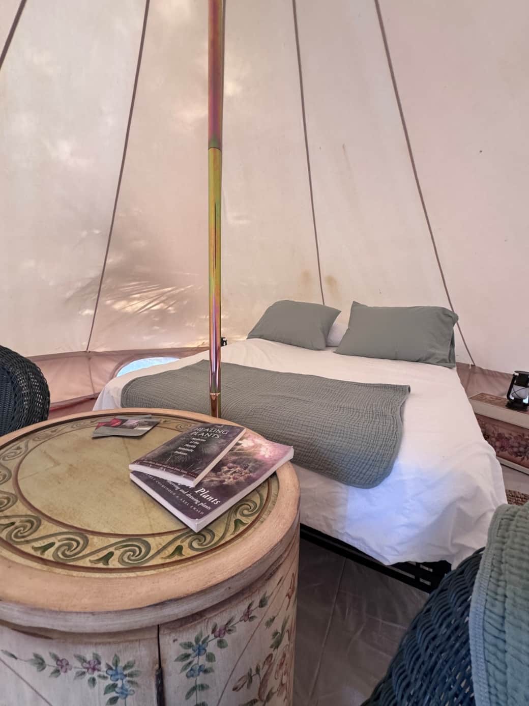 Botanical Beauty Bell Tent