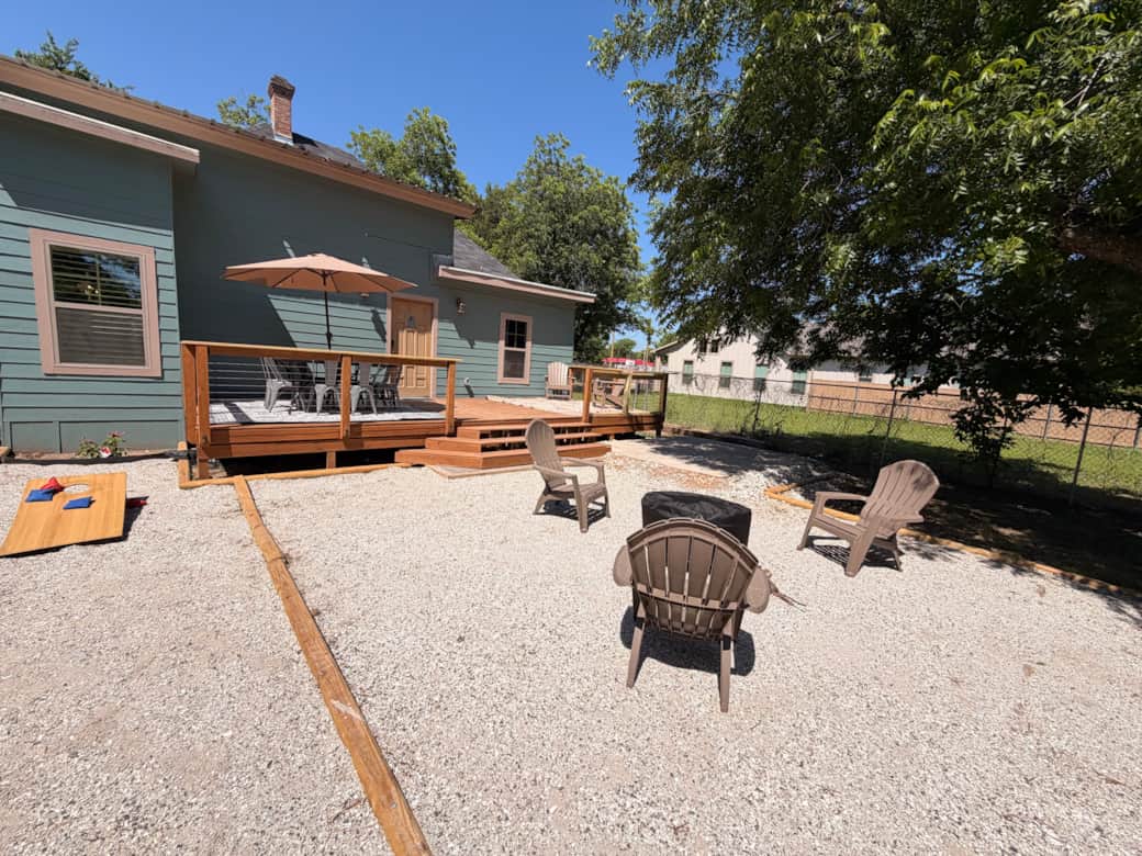 Backyard hang out - Outdoor dining BBQ Fire pit cornhole outdoor games Backyard hang out - Outdoor dining BBQ Fire pit cornhole outdoor games