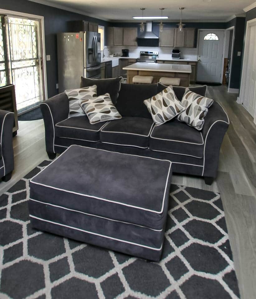 Plush velour loveseat and chair w abdomen Plush velour loveseat and chair w abdomen