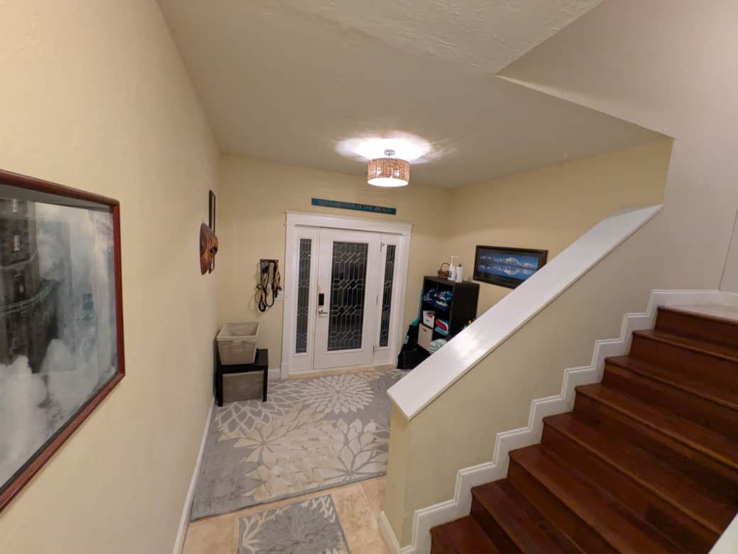 Foyer 1 at night Aug25