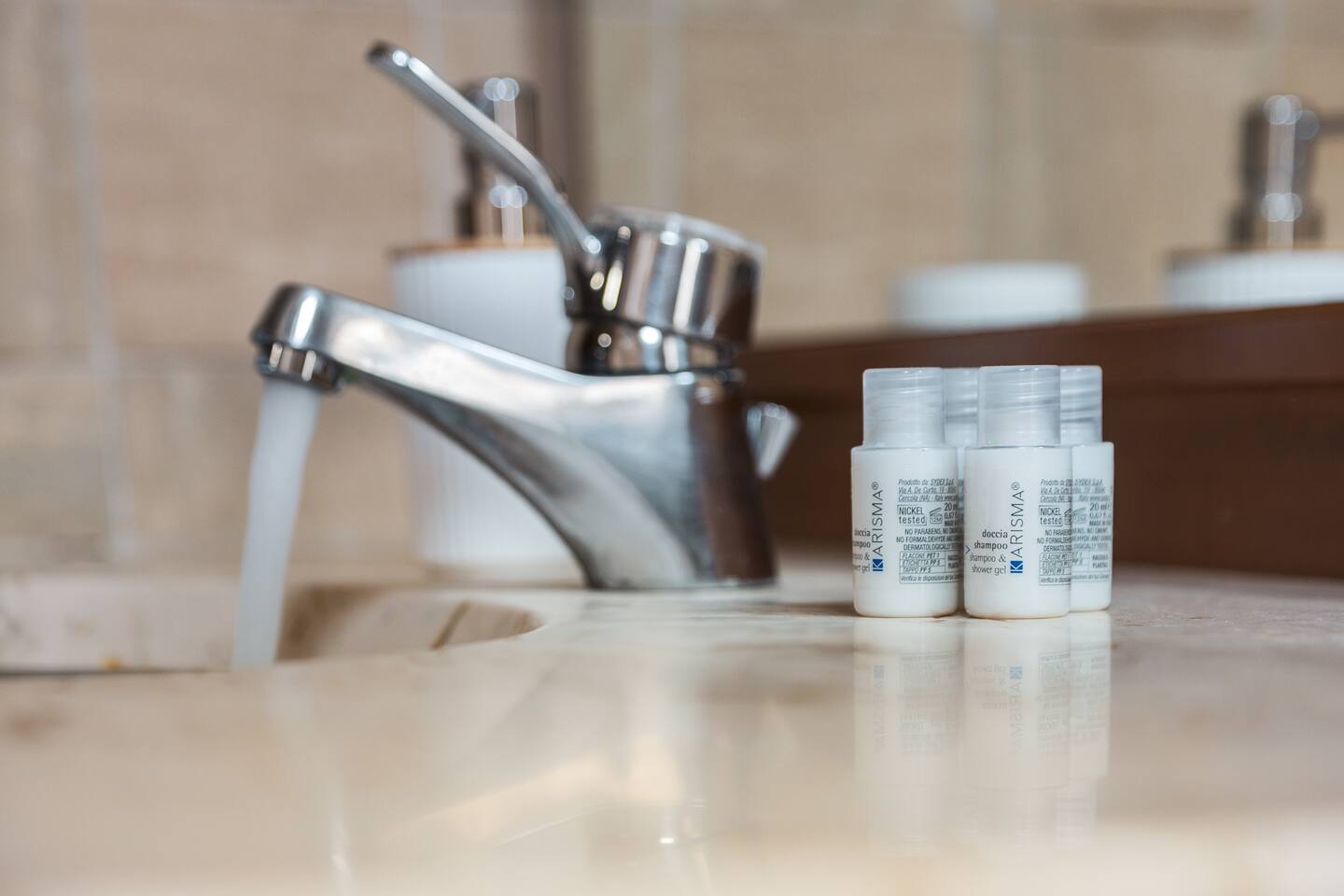 Set di cortesia a disposizione degli ospiti