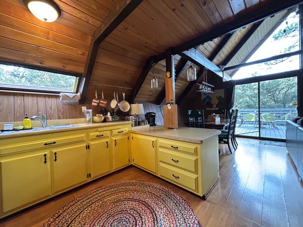 Low counter perfect for baking or cooking with littles. Low counter perfect for baking or cooking with littles.