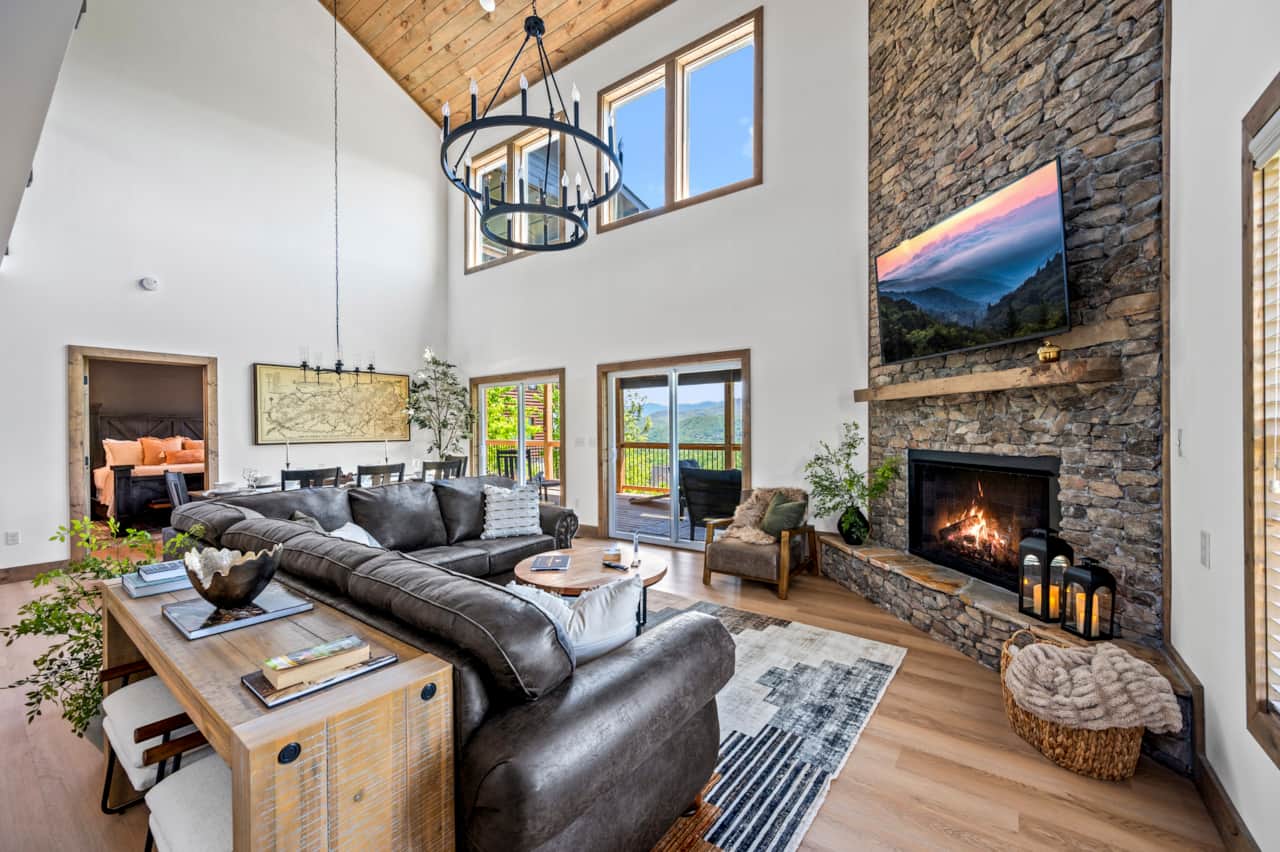 Open-Concept Living and Dining Area