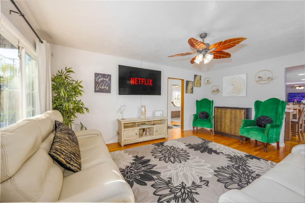 Step into this spacious, open-concept home featuring two generous living areas—perfect for multi-generational living or hosting guests. With a thoughtfully designed floor plan, there’s plenty of room for everyone to spread out and feel right at home.