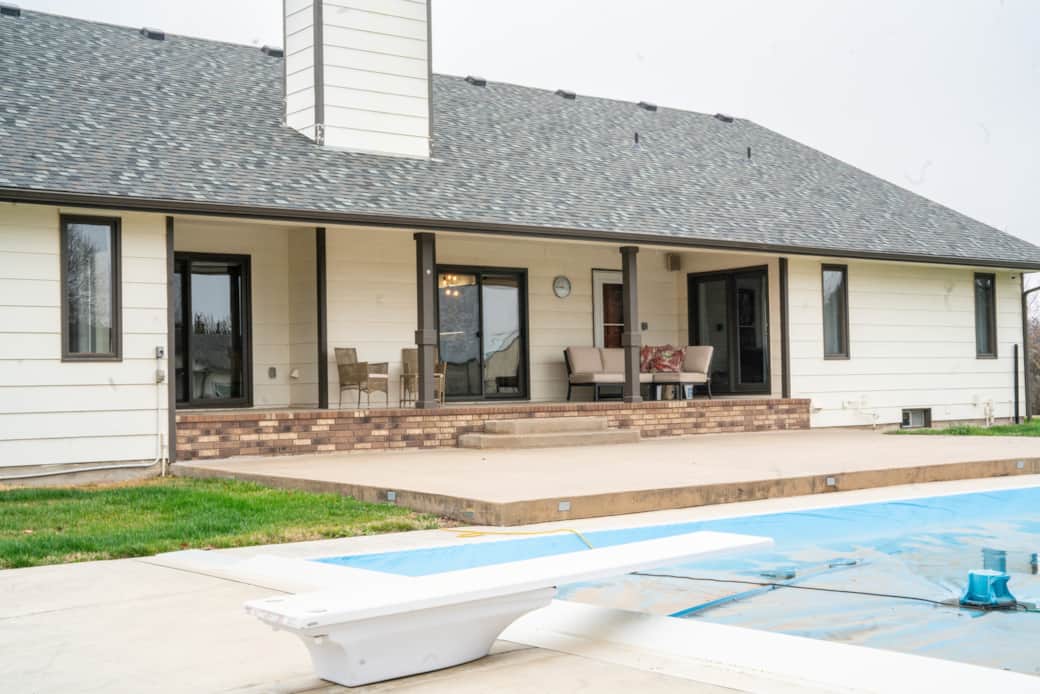 Back Porch & Pool