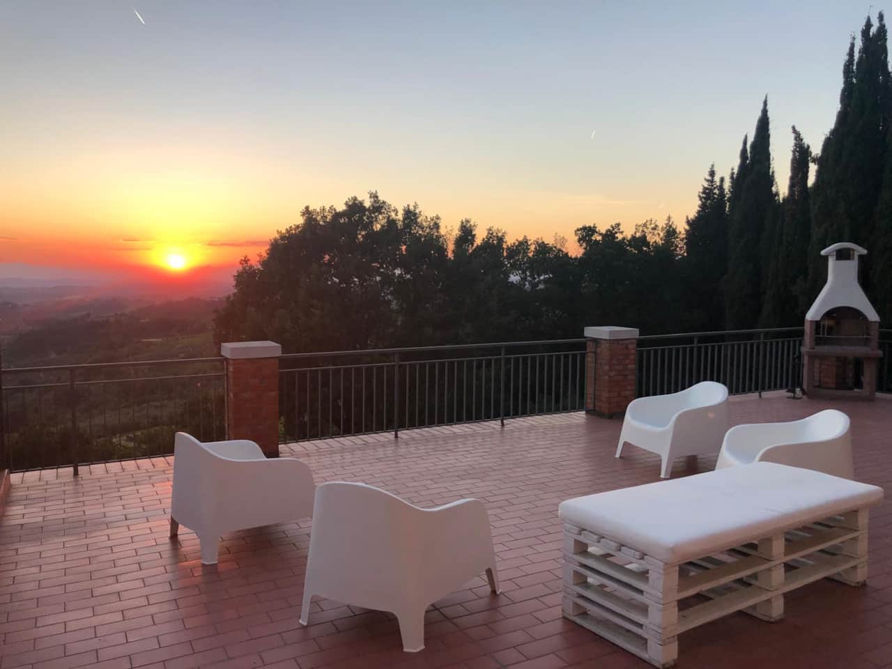 Sunset on Chianti Hills