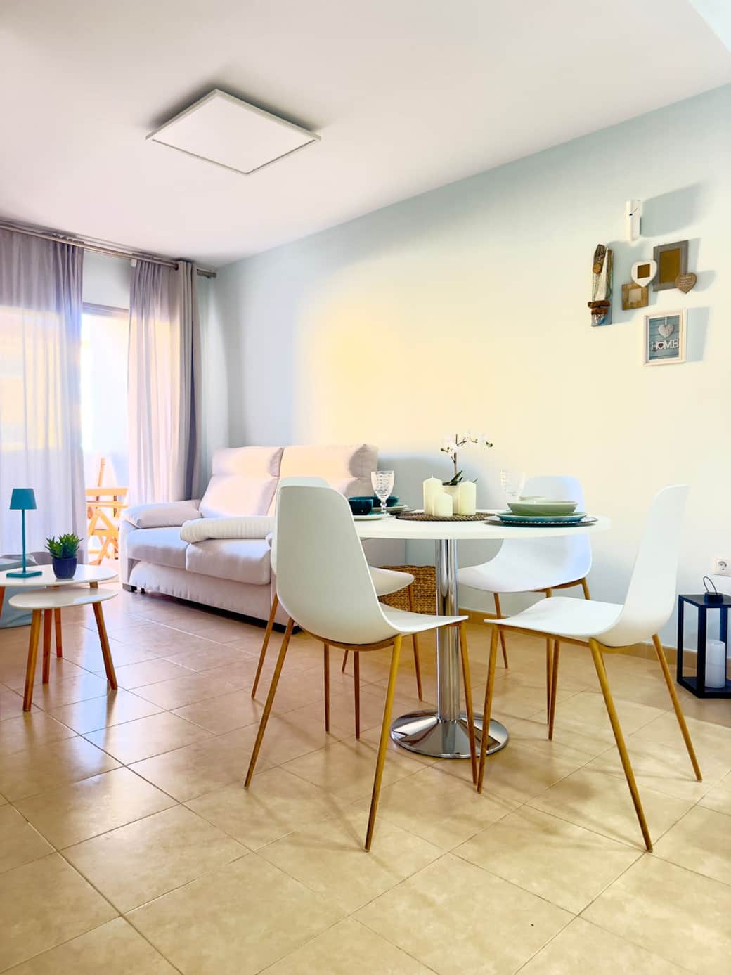 Bright holiday home with tylish interior and relaxing atmosphere.